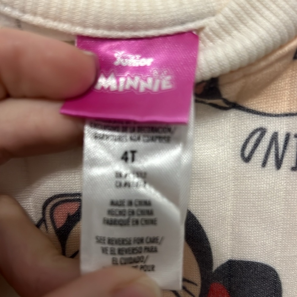 Adorable Disney Minnie Mouse Two-Piece Jumpsuit - Size 4T! - Picture 4 of 5
